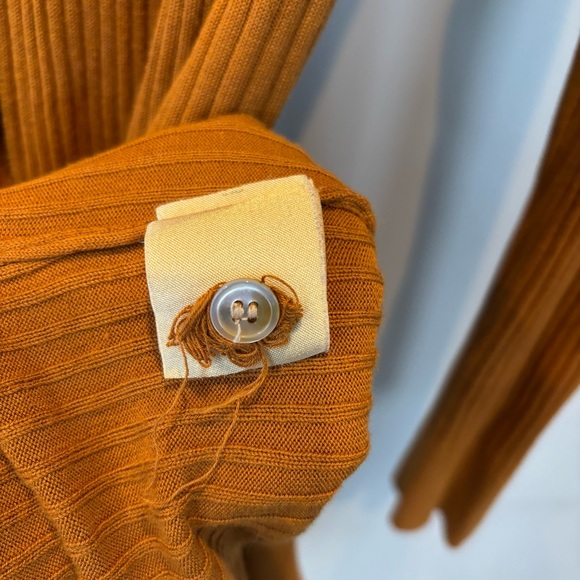 Meadow Rue Ribbed Duster Cardigan Size L - Picture 6 of 11